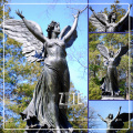New Products Bronze Guardian Angel Lady Statue Sculpture